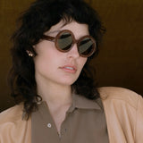 UNOVAL BROWN SUNGLASSES