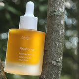 Day serum for balancing and nourishing the facial skin