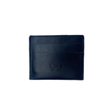 BLACK LEATHER CARD HOLDER