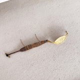 EYE GOLD BRACELET - LIGHT BROWN