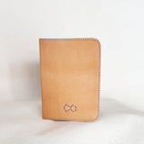 LEATHER PASSPORT CASE ~ NATURAL