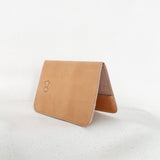 LEATHER PASSPORT CASE ~ NATURAL