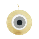 LARGE ROUND GOLD EYE - GREY