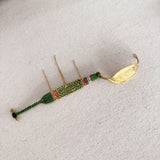 EYE GOLD BRACELET - GREEN