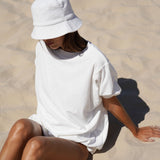 TERRY SHORT SLEAVE SWEATER