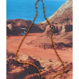 SINGLE ROW NECKLACE - TERRACOTTA