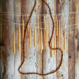 SINGLE ROW NECKLACE - TERRACOTTA