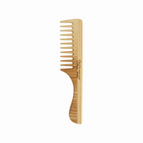 Wide-Tooth Comb with Wooden Handle