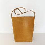 TOTE LEATHER BAG~NATURAL