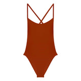 LIDO-UNO SWIMSUIT TERRACOTTA
