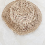 BREEZE RAFIA HAT~Narrow