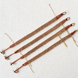 THREE LINE BRACELET TERRACOTTA