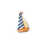 SAILBOAT CLAW BLUE HAIR CLIP
