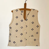 THE BLUE FLOWER VEST