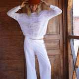 THE TRICOT POINTELLE JUMPER, SUMRWEAR