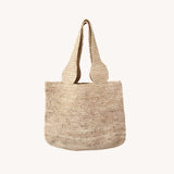 NATURAL RAFIA CROCHETED  BAG