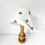 BLUE FLOWER BUCKET HAT