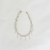 ANKLE BARCELET - GOLD  WITH MOONSTONES 22CM