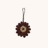 NIA RAFIA CHARMS BROWN