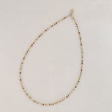 ONE BURGUNDI NECKLACE