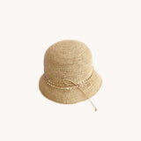CLOCHE HAT SIMON,  NATURAL RAFIA