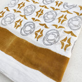 THE RETRO PAREO, BLACK AND MUSTARD  LINE