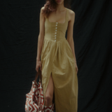 PAISANA DRESS TABACCO