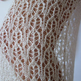 HANDKNITTED BEIGE PANTS