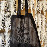 THE SUMR ORGANZA TOTE BAG - BLACK