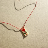 FLEUR WHITE NECKLACE