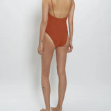 LIDO TRENTASEI SWIMSUIT TERRACOTTA