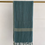 LINEN MINERAL BLUE PAREO
