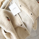 FLOWERY FLEECE GILET