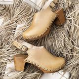 THE HIGH NATURAL VACCHETA CLOG
