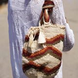 THE HIPPIE RAFIA BAG INDIEN
