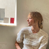 FLUFFY CASHMERE SHORT SLEEVE SWEATER