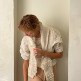 FLUFFY CASHMERE SHORT SLEEVE SWEATER