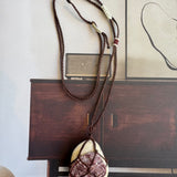 SEA TREASURES NECKLACE - BROWN
