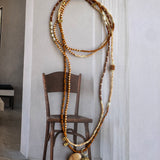 SAUTOIR NECKLACE - TERRACOTTA