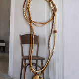 SAUTOIR NECKLACE - TERRACOTTA