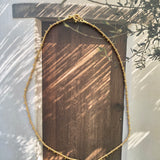 SINGLE ROW NECKLACE OLIVE