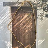 SINGLE ROW NECKLACE OLIVE