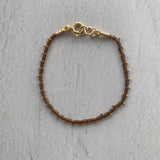 ONE LINE BRACELET - BROWN
