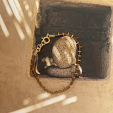 ONE LINE BRACELET - BROWN