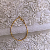 ONE LINE BRACELET FULL LINK - GOLDEN