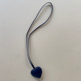 HEART KEY CHAIN - BLUE