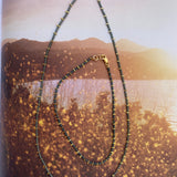 SINGLE ROW NECKLACE-CIEL BLUE