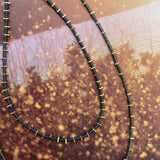 SINGLE ROW NECKLACE-CIEL BLUE
