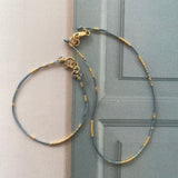 PERFECT STRING ANKLE BRACELET - CIEL BLUE