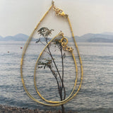 PERFECT STRING ANKLE BRACELET - KAKI